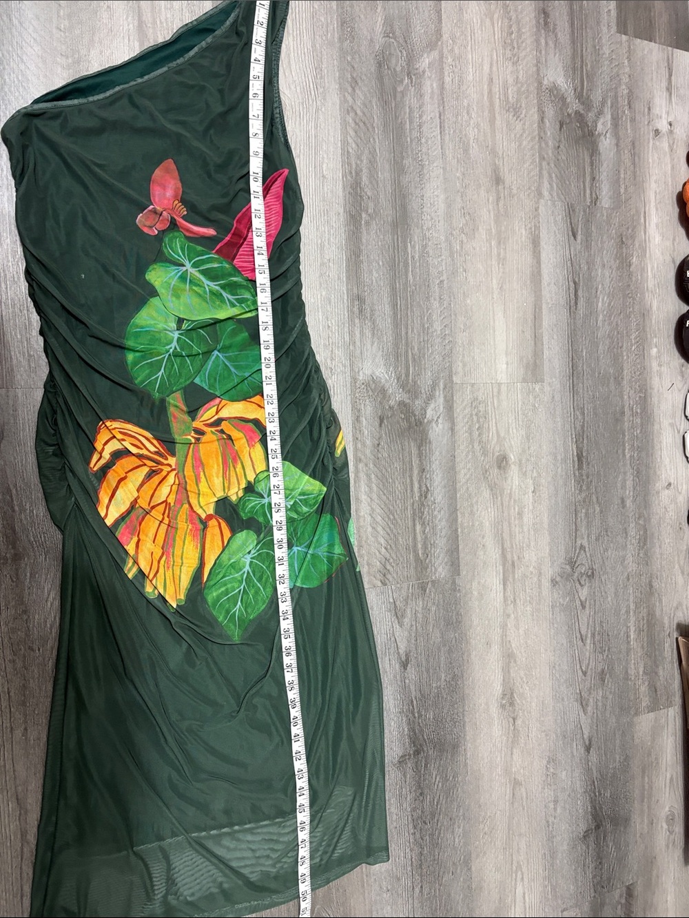 FARM Rio One-Shoulder Printer Midi Dress - Picture 9 of 10